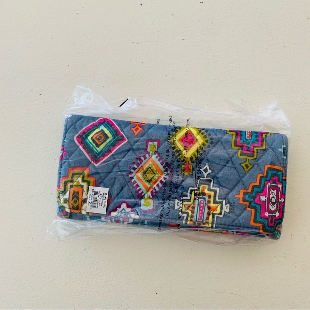 Vera Bradley Painted Medallions RFID Trifold Wallet - Picture 2 of 6